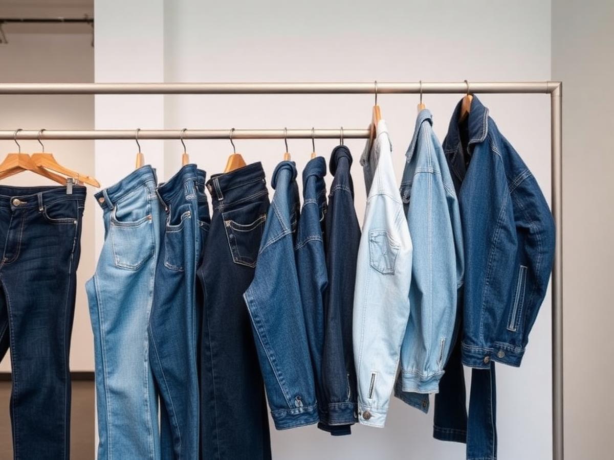 Denim jeans and jackets from the ASPL wash and fit library