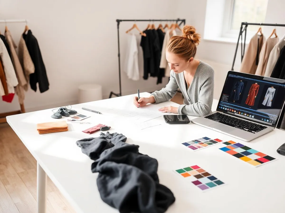 Designers developing tech-packs in the ASPL design studio